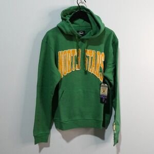 Minnesota North Stars Hoodie Mens Medium '47 Brand Green Hockey Cotton NEW
